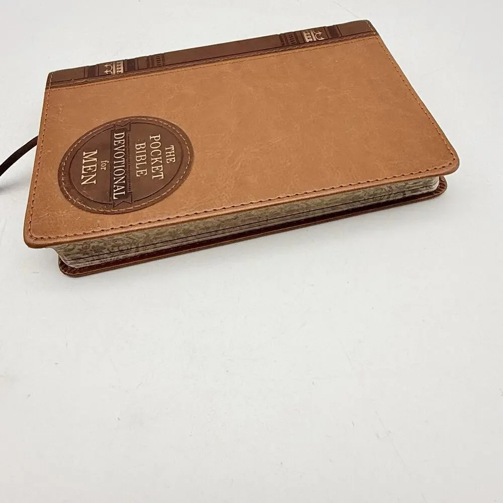 Pocket Bible Devotional for Men Imitation Leather First edition 2017
